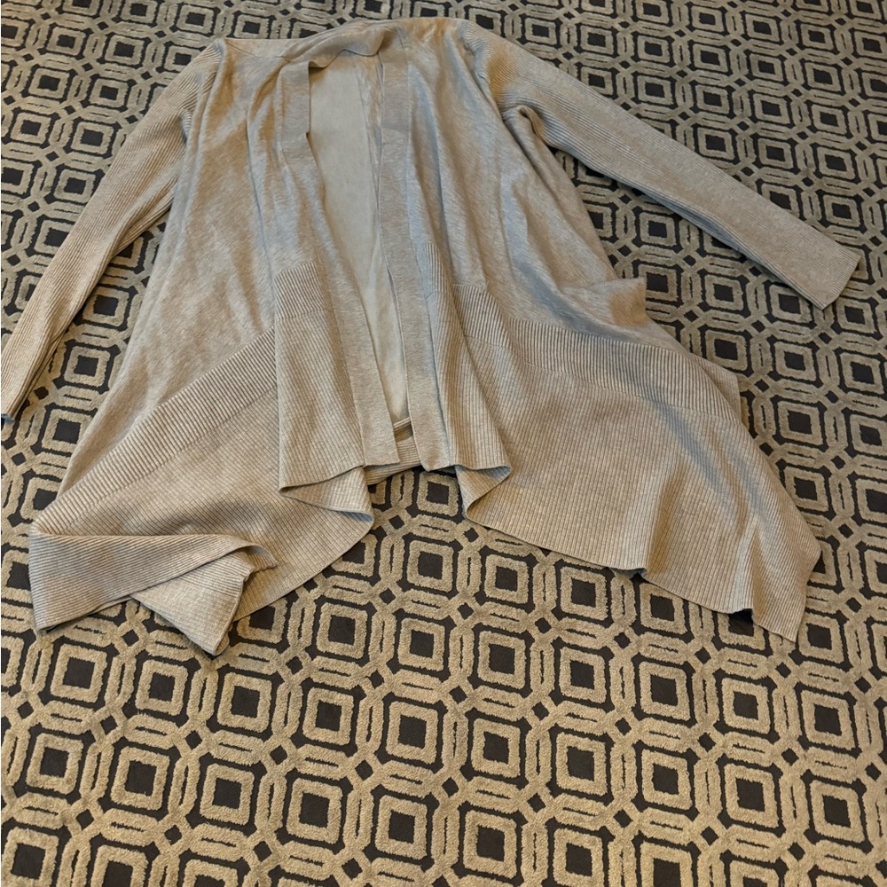Oatmeal colored cardigan